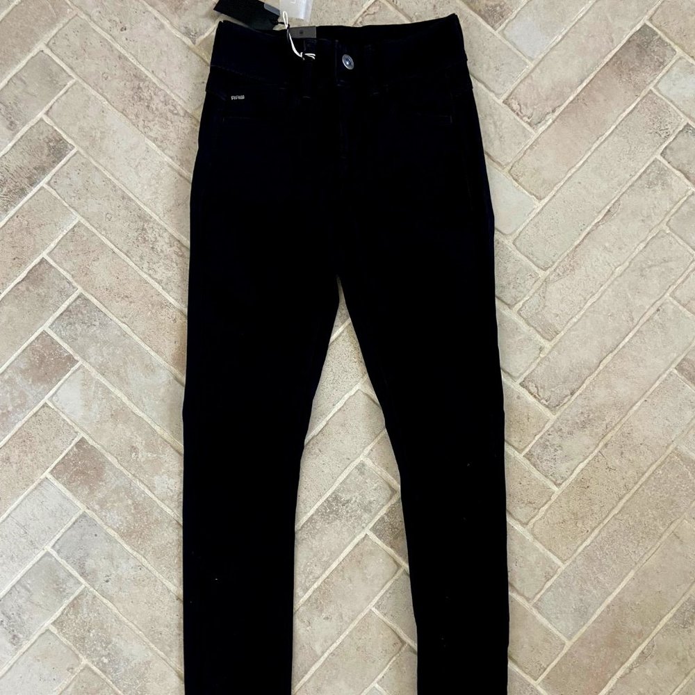 G-Star Raw LYNN D-MID WAIST SUPER SKINNY JEANS Women's, NWT, W25 L32